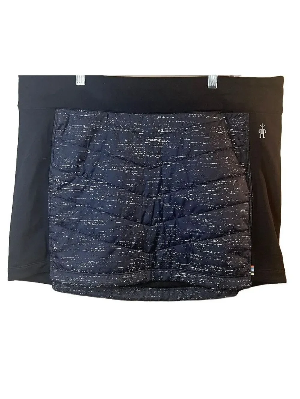 Smartwool Smartloft Merino Wool Insulated Quilted Skirt XL Black Gray